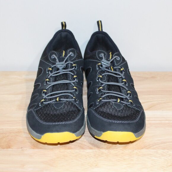 4b   LANDS END MEND WALKING/WATER SHOES - 13 D  BLACK - Picture 2 of 8